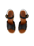Visuel 3 : Collection Chloé Bordeaux | Compensé Chloe Sand noir | Boutique de chaussures de Luxe Parenthese Bordeaux