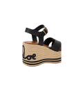 Visuel 4 : Collection Chloé Bordeaux | Compensé Chloe Sand noir | Boutique de chaussures de Luxe Parenthese Bordeaux