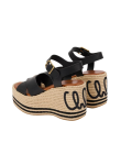 Visuel 5 : Collection Chloé Bordeaux | Compensé Chloe Sand noir | Boutique de chaussures de Luxe Parenthese Bordeaux
