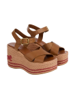 Visuel 2 : Collection Chloé Bordeaux | Compensé Chloe Sand marron | Boutique de chaussures de Luxe Parenthese Bordeaux