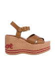 Visuel 1 : Collection Chloé Bordeaux | Compensé Chloe Sand marron | Boutique de chaussures de Luxe Parenthese Bordeaux