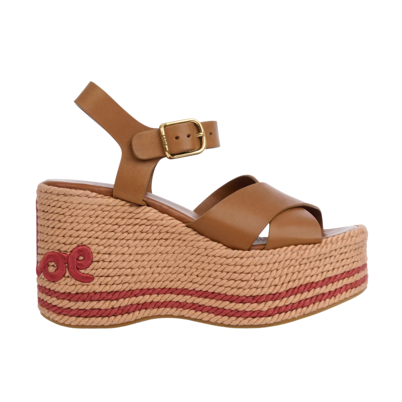 Visuel 1 : Collection Chloé Bordeaux | Compensé Chloe Sand marron | Boutique de chaussures de Luxe Parenthese Bordeaux