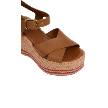 Visuel 5 : Collection Chloé Bordeaux | Compensé Chloe Sand marron | Boutique de chaussures de Luxe Parenthese Bordeaux