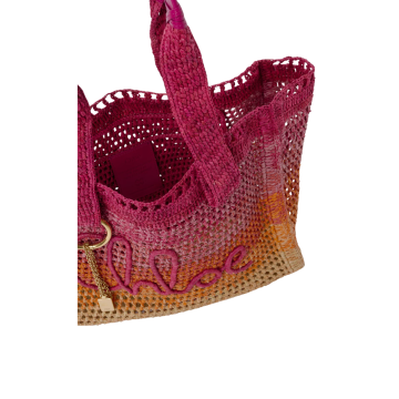 Visuel 4 : Collection Bordeaux Chloé | Sac cabas East west Summer Banana multi-orange | Boutique Parenthese Bordeaux
