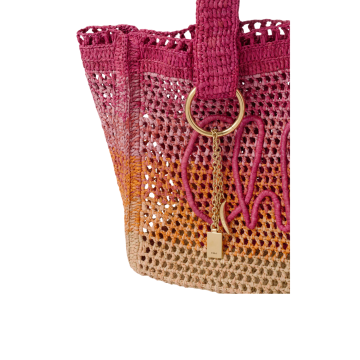 Visuel 5 : Collection Bordeaux Chloé | Sac cabas East west Summer Banana multi-orange | Boutique Parenthese Bordeaux