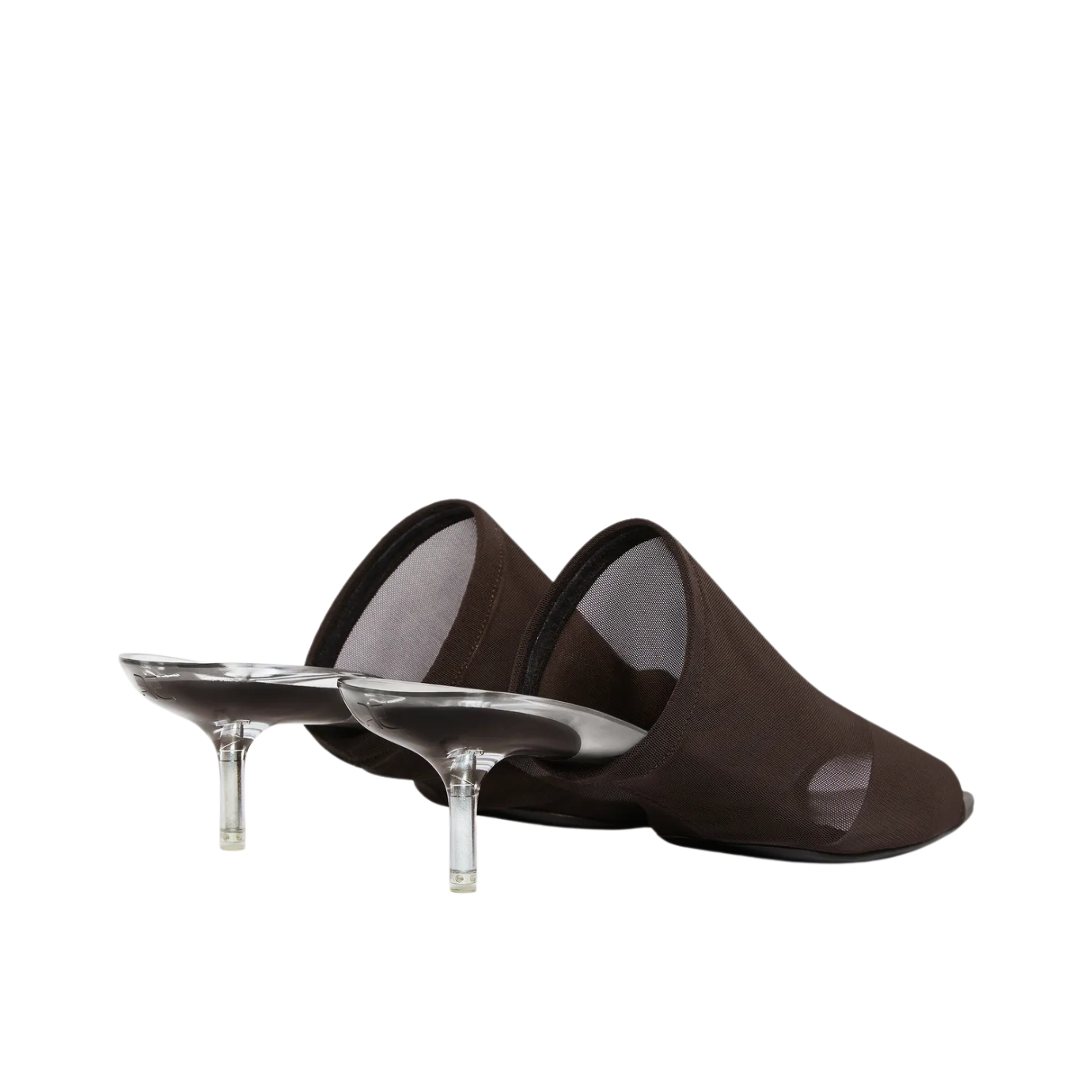 Visuel 3 : Collection Courrèges Bordeaux | Mule en mesh chocolat| Boutique Parenthese