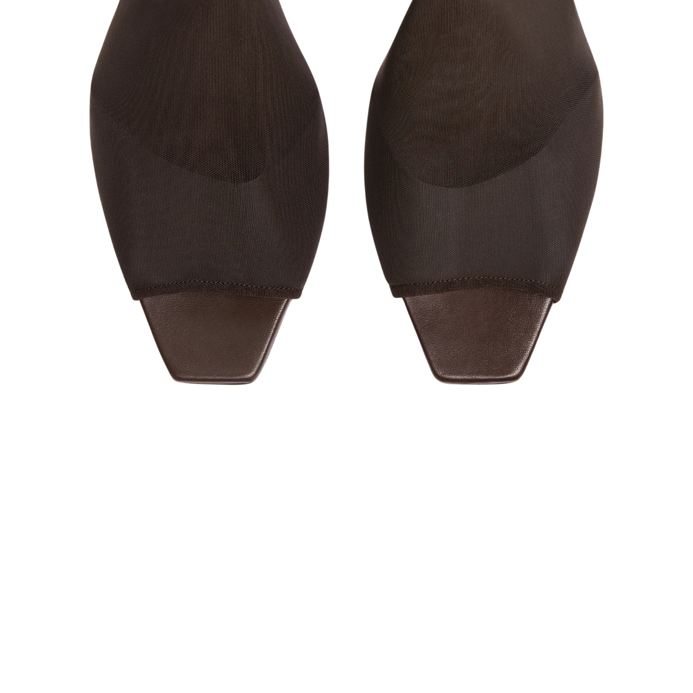 Visuel 4 : Collection Courrèges Bordeaux | Mule en mesh chocolat| Boutique Parenthese