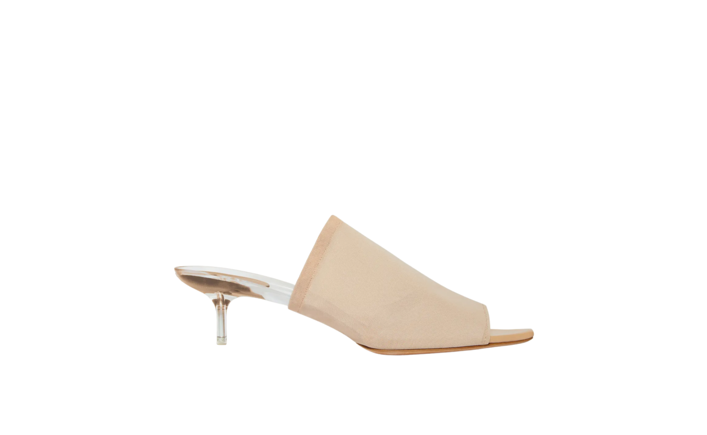 Visuel 1 : Collection Courrèges Bordeaux | Mule en mesh dune| Boutique Parenthese