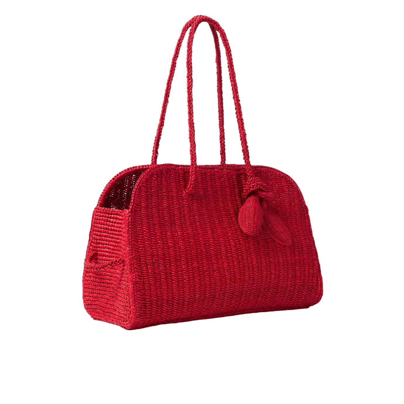 Visuel 2 :  Jacquemus | Le Turismo raphia rouge|Boutique Parenthese Bordeaux