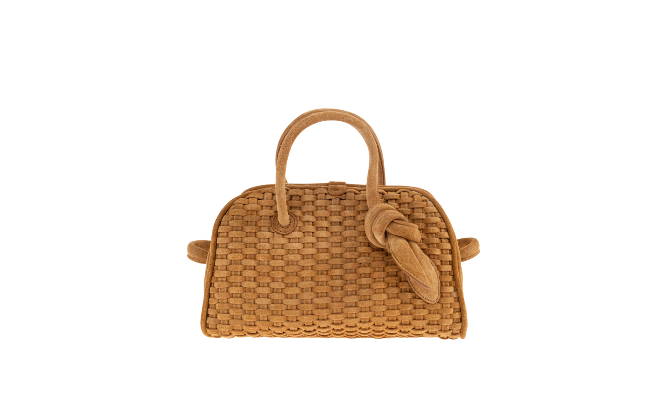 Visuel 1 :  Jacquemus | Le Petit Turismo daim camel|Boutique Parenthese Bordeaux