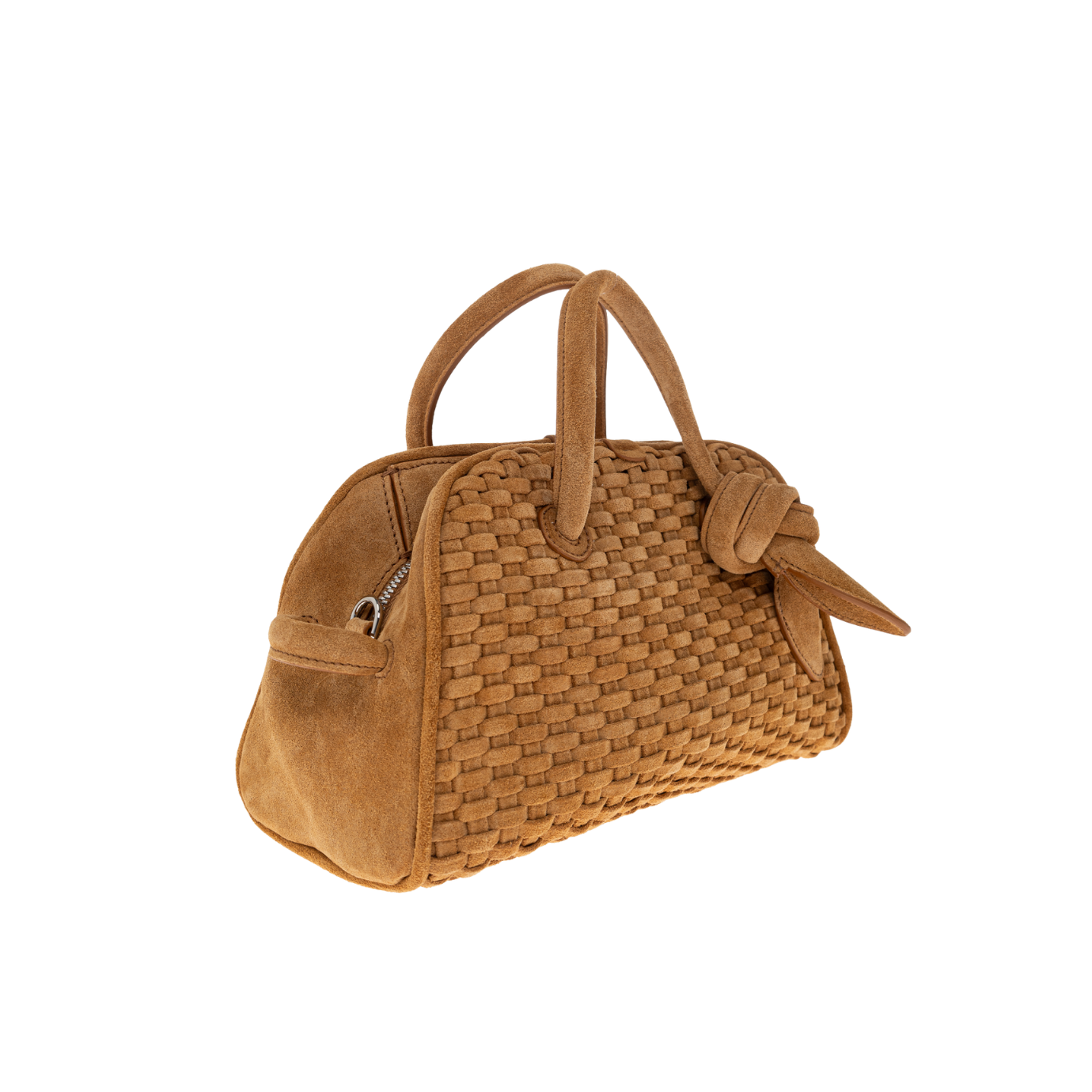 Visuel 2 :  Jacquemus | Le Petit Turismo daim camel|Boutique Parenthese Bordeaux