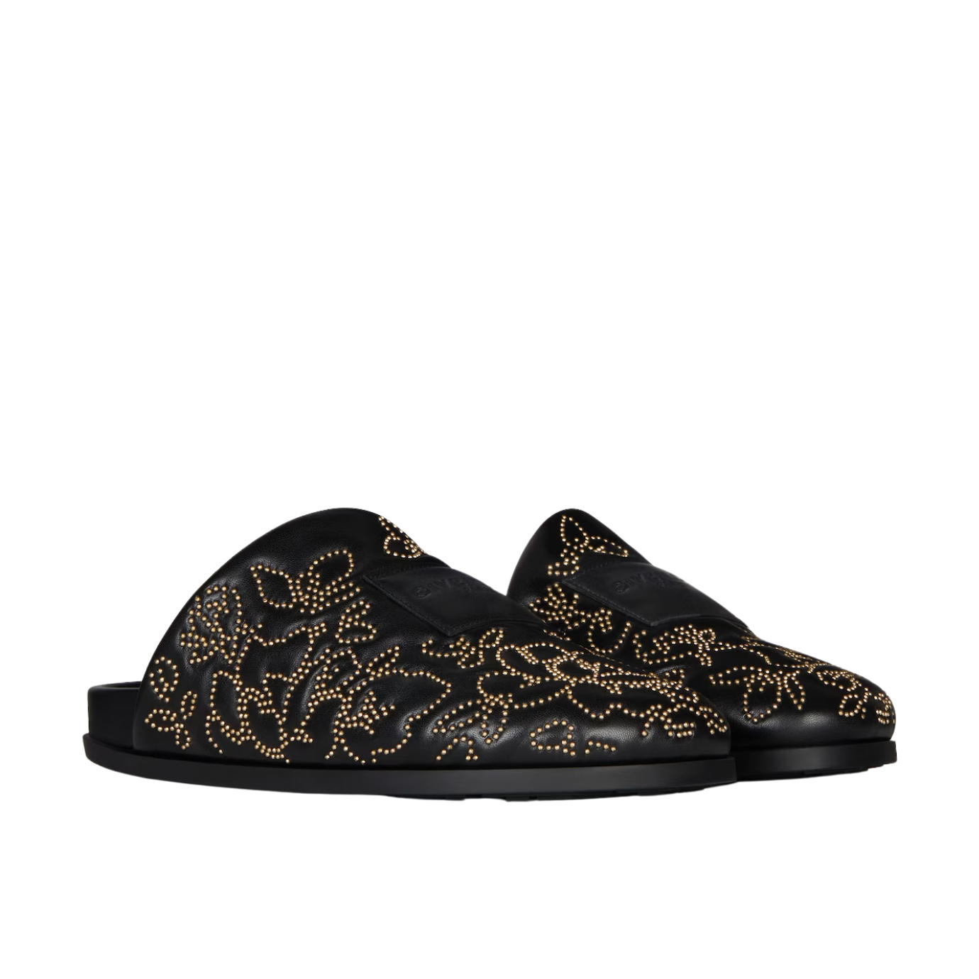 Visuel 1 : Collection Givenchy Bordeaux | Mules plates cloutées noires| Boutique Parenthese Bordeaux