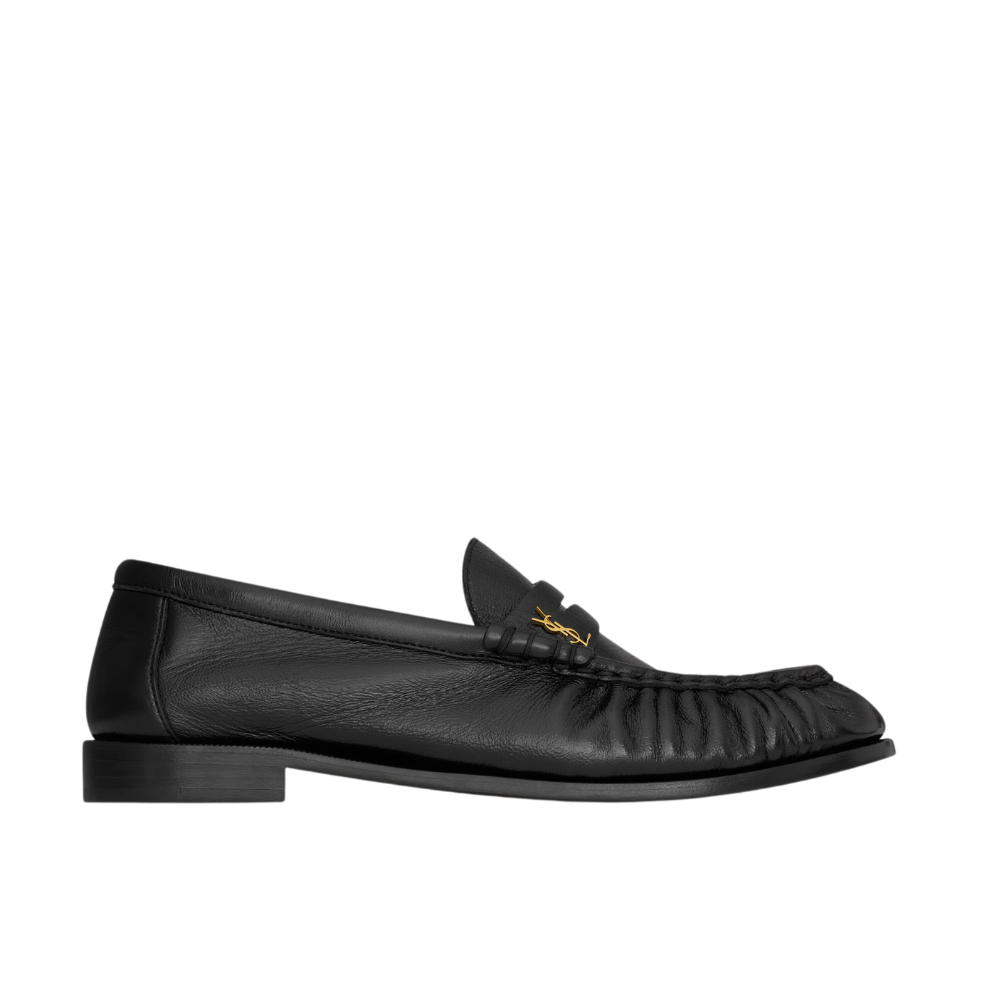 Visuel 1 : Saint Laurent Chaussure | Le loafer Supple en cuir noir | Boutique Parenthese Bordeaux
