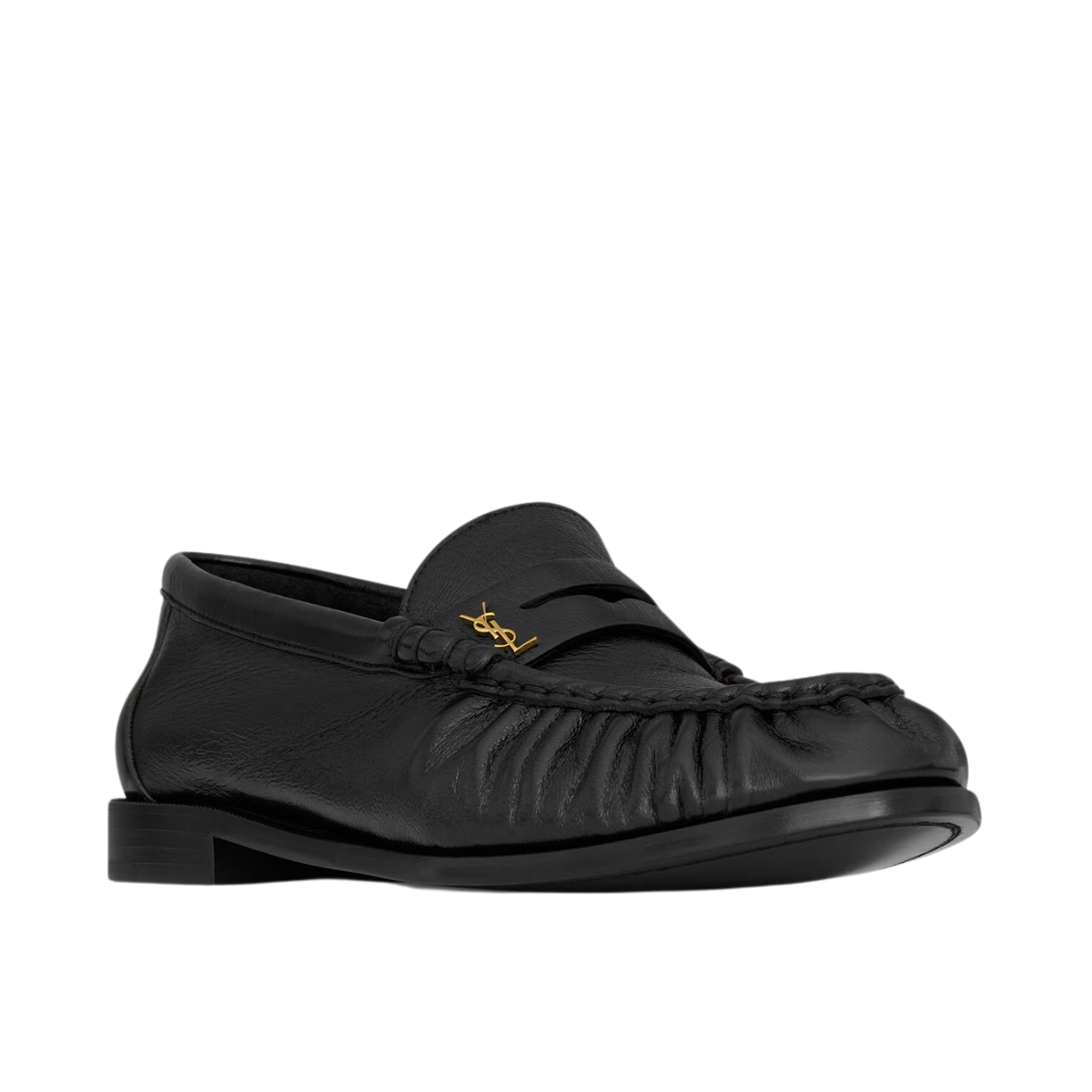 Visuel 2 : Saint Laurent Chaussure | Le loafer Supple en cuir noir | Boutique Parenthese Bordeaux