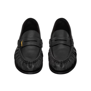 Visuel 3 : Saint Laurent Chaussure | Le loafer Supple en cuir noir | Boutique Parenthese Bordeaux