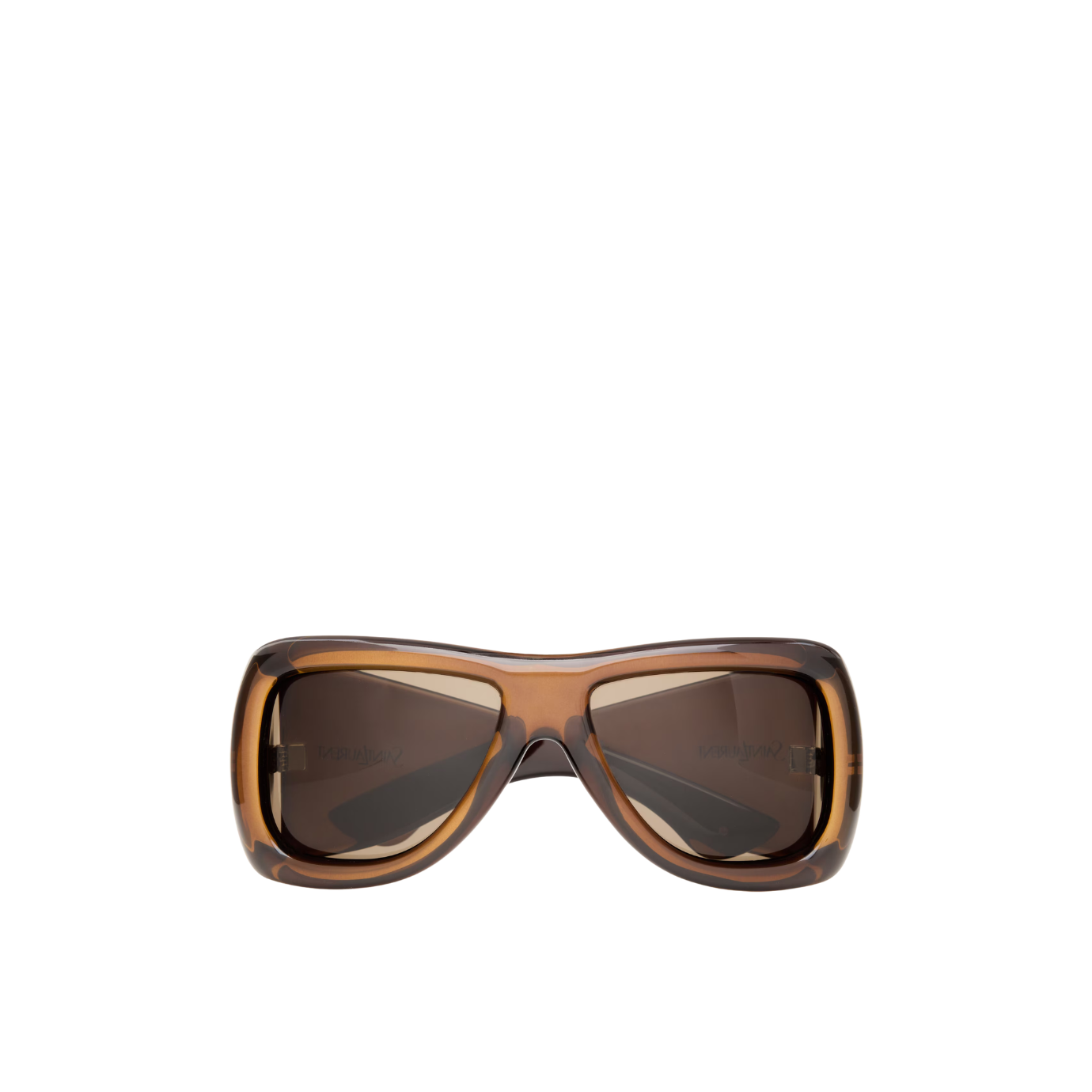 Visuel 1 : Saint Laurent Accessoire| Lunettes de soleil 902 HOWL cognac brown| Parenthese Bordeaux