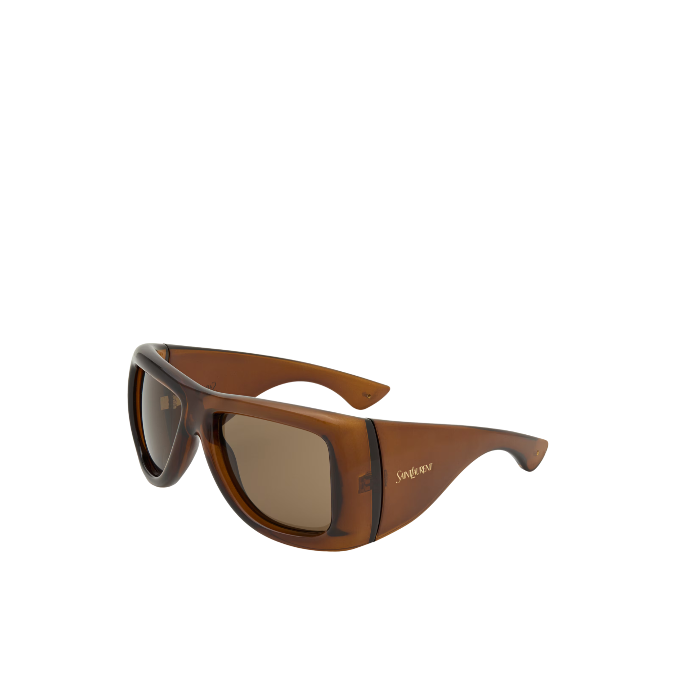 Visuel 2 : Saint Laurent Accessoire| Lunettes de soleil 902 HOWL cognac brown| Parenthese Bordeaux