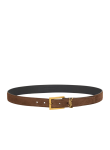 Visuel 2 : Collection Saint Laurent Bordeaux | Ceinture Cassandre en suède bark brown| Boutique Parenthese Bordeaux
