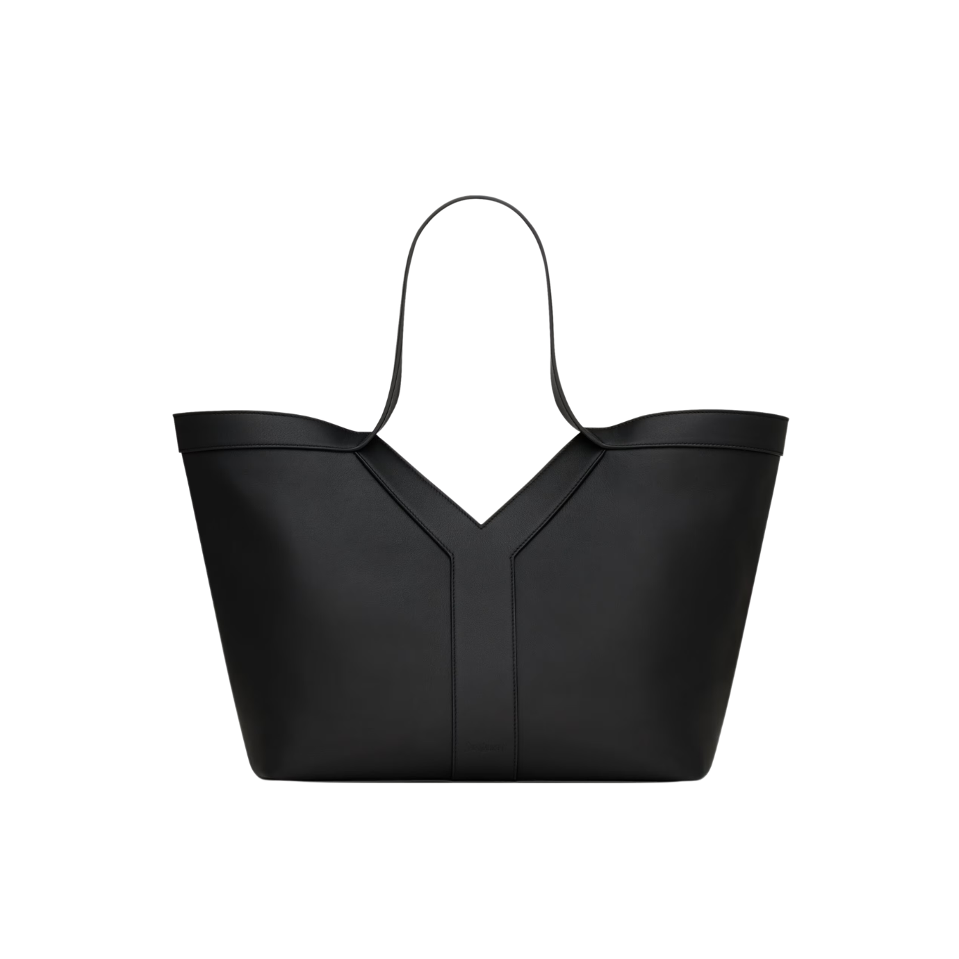 Visuel 1 : Saint Laurent | Cabas y small en cuir grainé noir | Boutique Parenthese Bordeaux