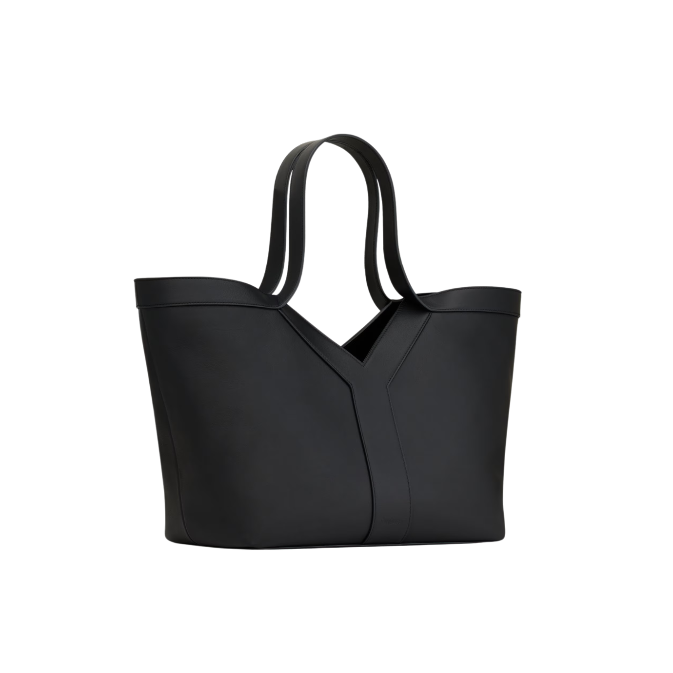 Visuel 2 : Saint Laurent | Cabas y small en cuir grainé noir | Boutique Parenthese Bordeaux