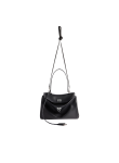 Visuel 4 : Collection Balenciaga Bordeaux | Sac Rodeo small en cuir noir argent | Sac de Luxe Parenthese Bordeaux