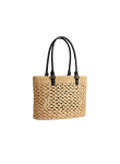 Visuel 3 : Collection Balenciaga Bordeaux | Panier le city medium raphia et noir | Sac de Luxe Parenthese Bordeaux