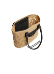 Visuel 4 : Collection Balenciaga Bordeaux | Panier le city medium raphia et noir | Sac de Luxe Parenthese Bordeaux