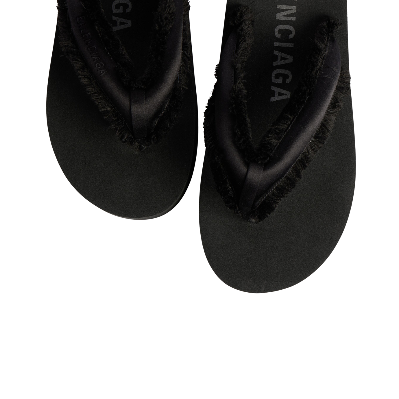 Visuel 4 : Collection Balenciaga Bordeaux | Tong jet lag noir| Chaussures de Luxe Parenthese Bordeaux