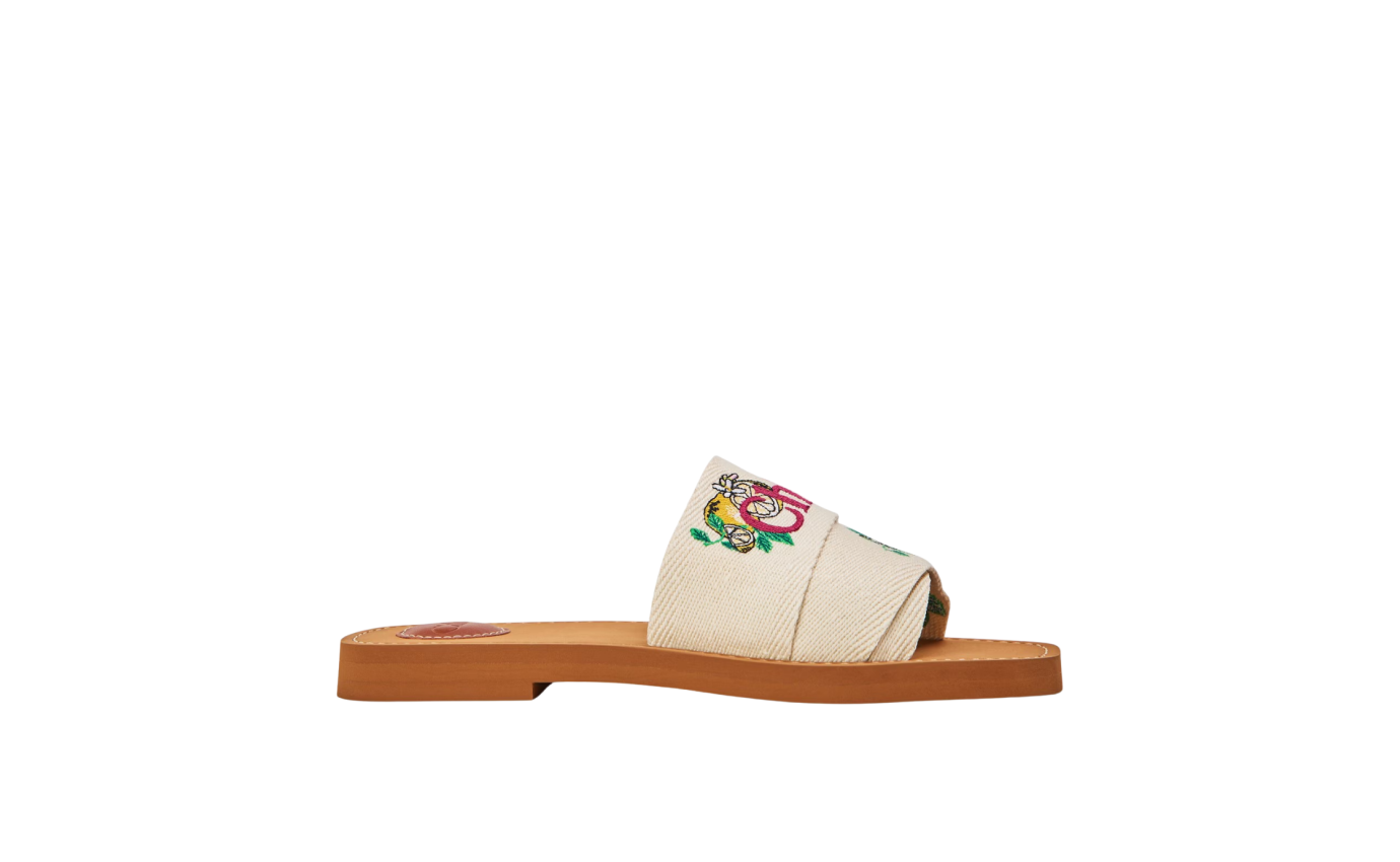 Visuel 1 : Collection Chloé Bordeaux | Mule Woody Citrus Yellow | Boutique de chaussures de Luxe Parenthese Bordeaux