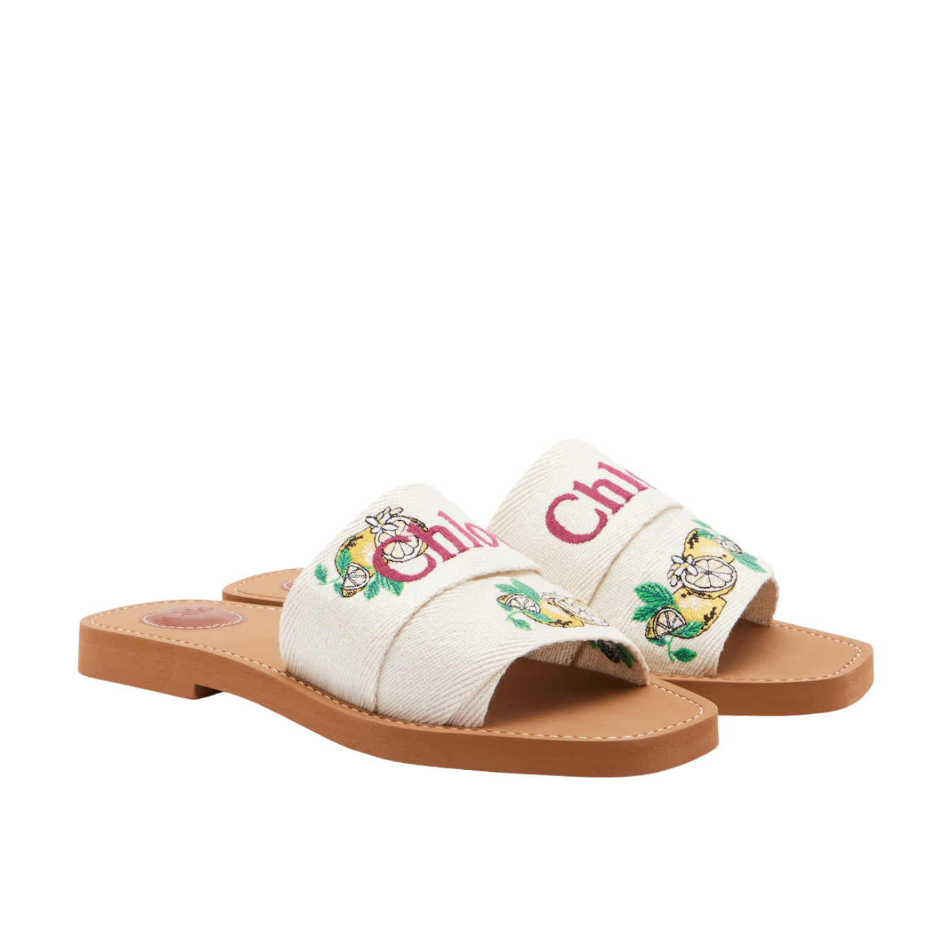 Visuel 2 : Collection Chloé Bordeaux | Mule Woody Citrus Yellow | Boutique de chaussures de Luxe Parenthese Bordeaux
