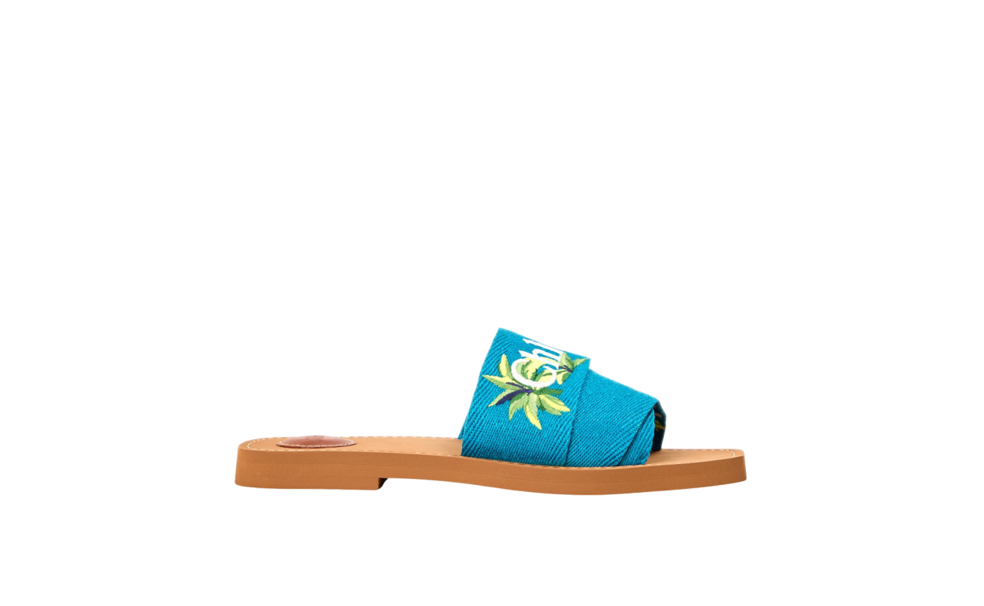 Visuel 1 : Collection Chloé Bordeaux | Mule Woody Palm Tree | Boutique de chaussures de Luxe Parenthese Bordeaux