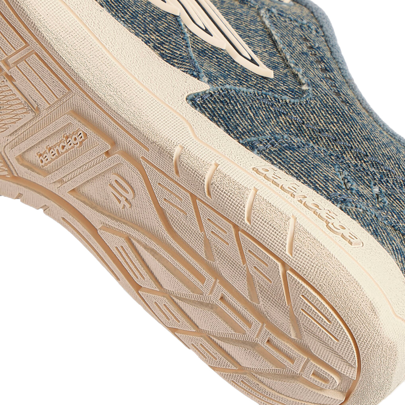 Visuel 4 : Collection Balenciaga Bordeaux | Sneakers Hamptons denim bleu| Parenthese Bordeaux