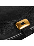 Visuel 6 : Collection Balenciaga Bordeaux | Sac Clicca medium en cuir d'agneau Arena noir| Sac de Luxe Parenthese Bordeaux