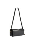 Visuel 3 : Collection Balenciaga Bordeaux | Sac Le 7 en cuir noir et veau velours muscade| Sac de Luxe Parenthese Bordeaux