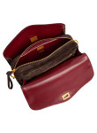 Visuel 4 : Collection Balenciaga Bordeaux | Sac Le 7 en veau velours moka et cuir nappa rubis| Sac de Luxe Parenthese Bordeaux
