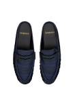 Visuel 2 : Collection Saint Laurent Bordeaux | Chaussures Loafer en cuir souple marine| Sac de Luxe Parenthese Bordeaux