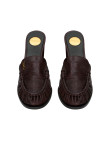 Visuel 2 : Collection Saint Laurent Bordeaux | Mule à talon Magnum marron | Boutique de chaussures de Luxe Parenthese Bordeaux