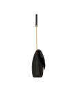 Visuel 4 : Collection Saint Laurent | Sac enveloppe large en cuir noir | Boutique Parenthese Bordeaux