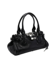 Visuel 2 : Chloé Sac Paddington en cuir noir argent| Boutique de sacs de Luxe Parenthese