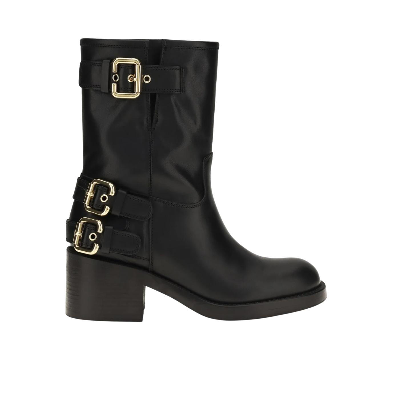 Visuel 1 : Collection Chloé| Bottine Dakota en cuir noir | Boutique de chaussures de Luxe Parenthese Bordeaux