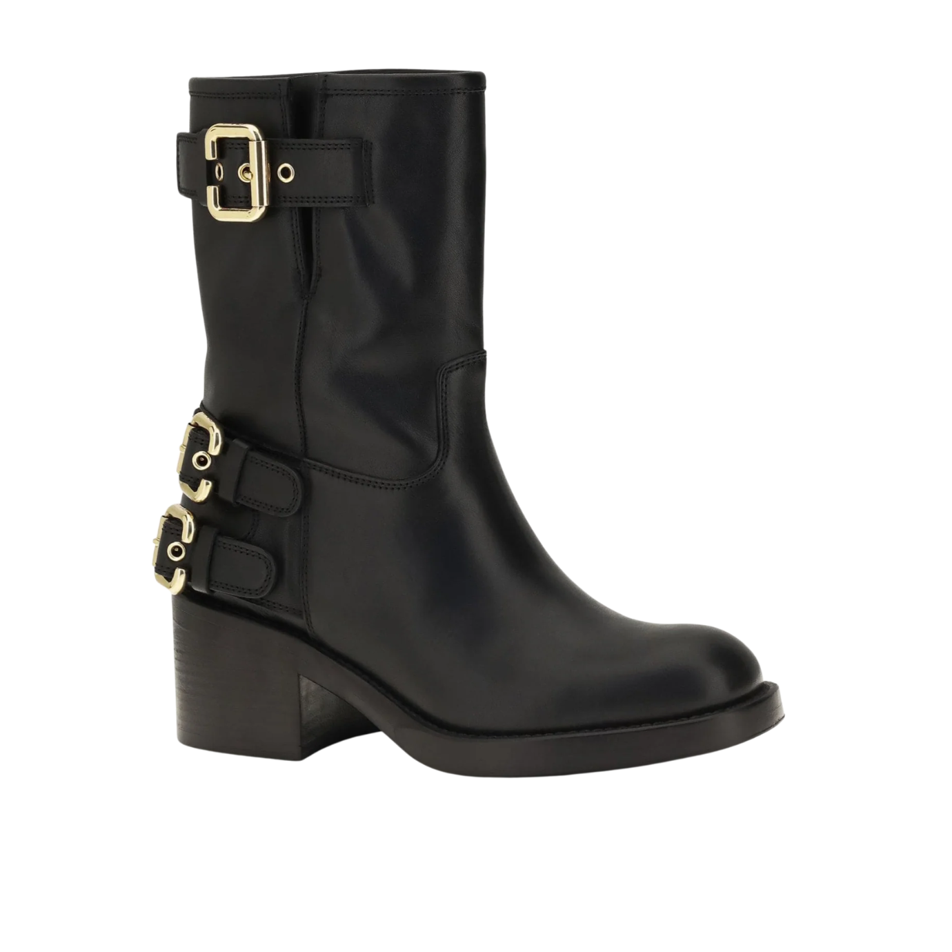 Visuel 2 : Collection Chloé| Bottine Dakota en cuir noir | Boutique de chaussures de Luxe Parenthese Bordeaux