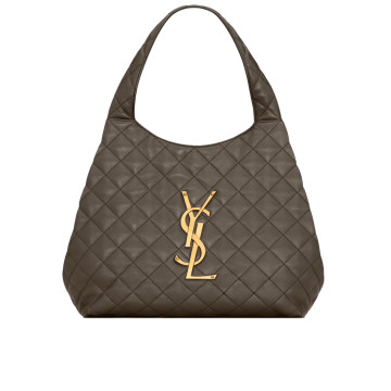 Visuel 2 : Saint Laurent | Sac icare médium en cuir matelassé kaki | Boutique Parenthese Bordeaux