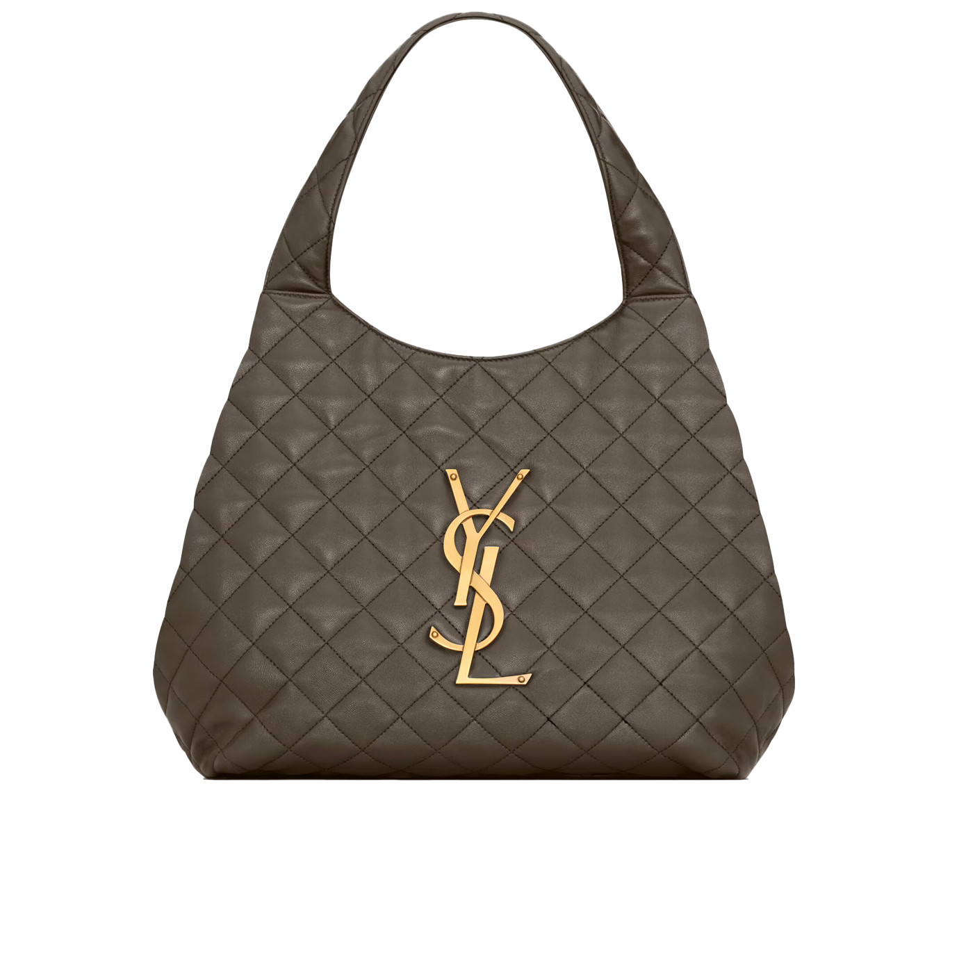 Visuel 2 : Saint Laurent | Sac icare médium en cuir matelassé kaki | Boutique Parenthese Bordeaux
