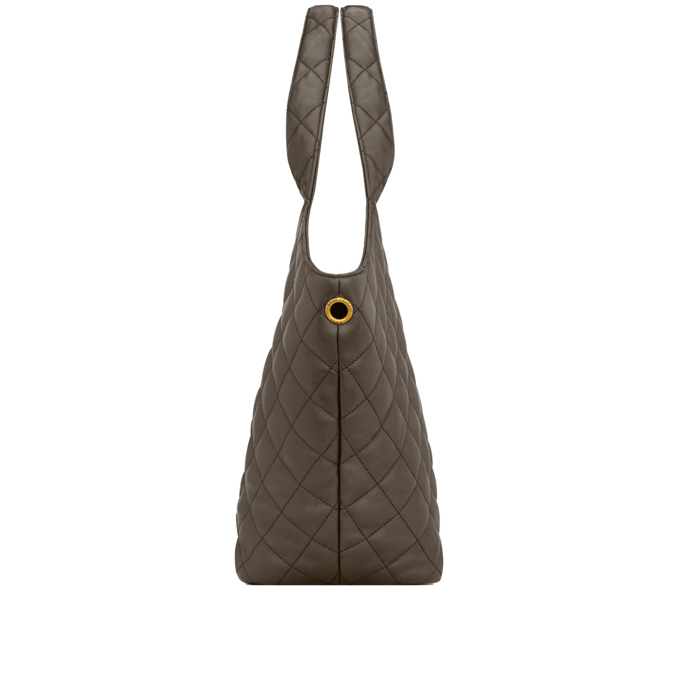Visuel 5 : Saint Laurent | Sac icare médium en cuir matelassé kaki | Boutique Parenthese Bordeaux