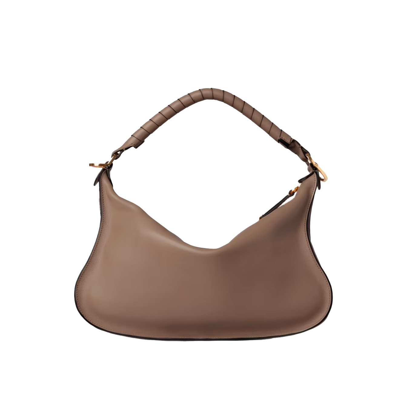 Visuel 3 : Chloé | Sac Marcie small en cuir deep taupe | Boutique Parenthese Bordeaux
