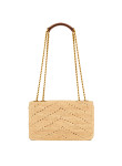 Visuel 3 : Saint Laurent Sac | Loulou small en raphia et bijouterie or | Boutique Parenthese Bordeaux