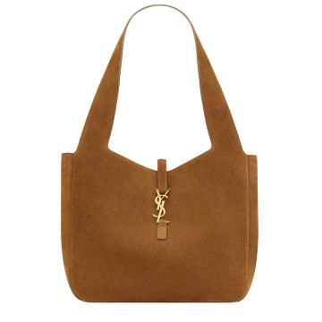 Visuel 2 : Collection Saint Laurent Bordeaux | Sac le 5 à 7 Béa small en veau velours caramel| Boutique Parenthese Bordeaux
