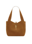 Visuel 2 : Collection Saint Laurent Bordeaux | Sac le 5 à 7 Béa small en veau velours caramel| Boutique Parenthese Bordeaux