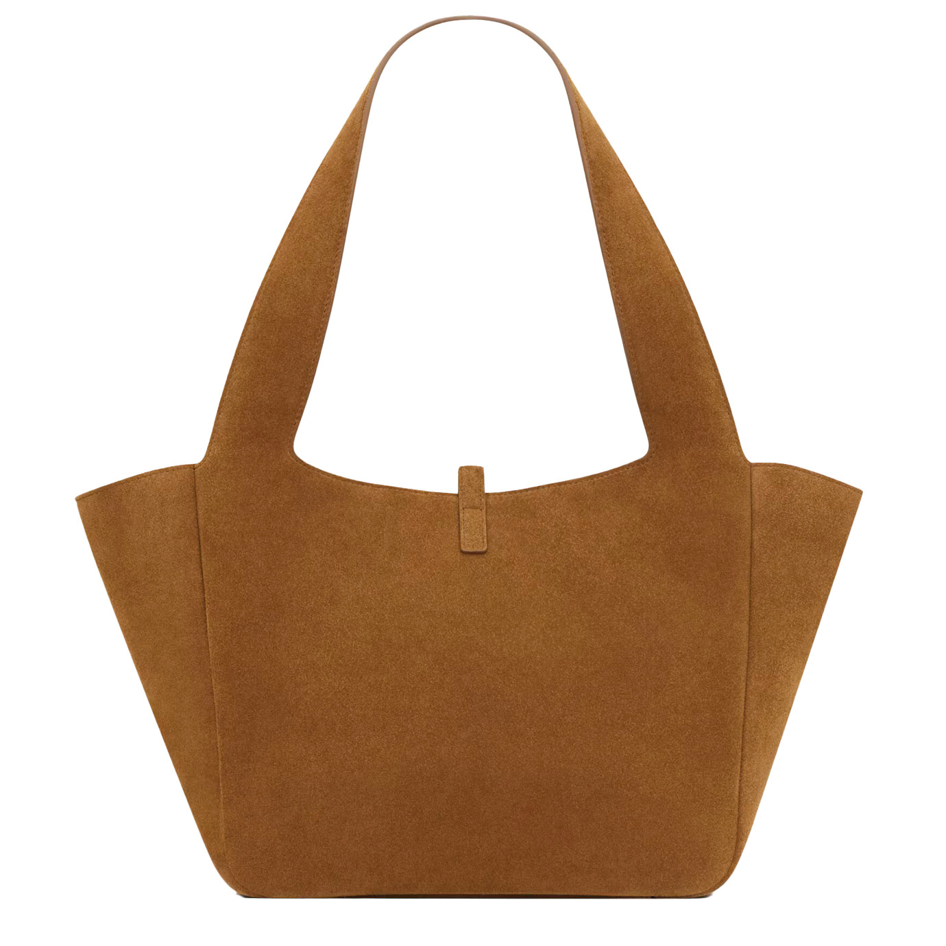 Visuel 3 : Collection Saint Laurent Bordeaux | Sac le 5 à 7 Béa small en veau velours caramel| Boutique Parenthese Bordeaux