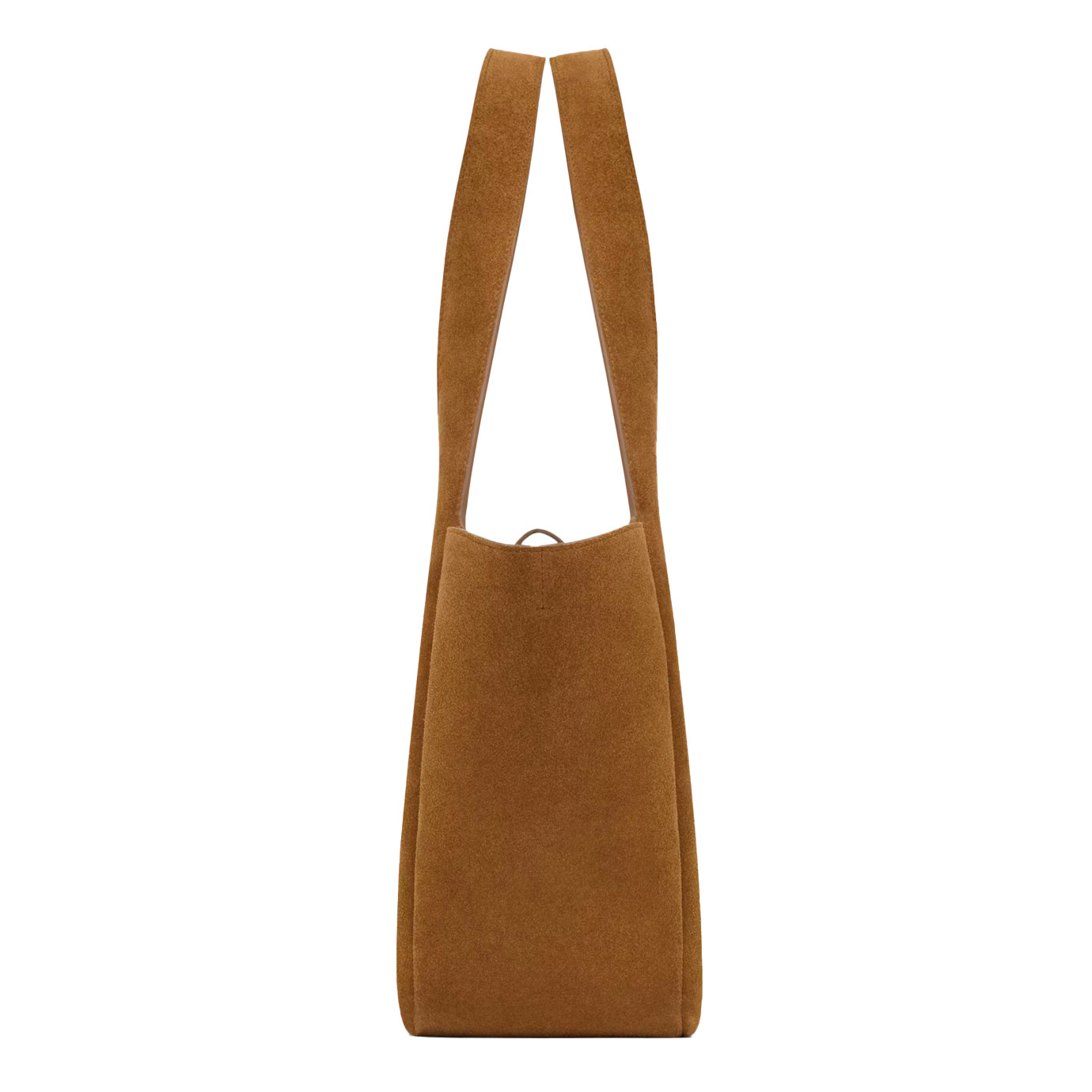 Visuel 4 : Collection Saint Laurent Bordeaux | Sac le 5 à 7 Béa small en veau velours caramel| Boutique Parenthese Bordeaux